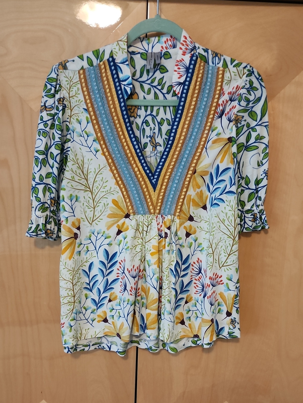 Bl^nk London Peasant Top